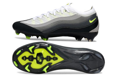 Nike Air Zoom Mercurial Vapor 16 Elite FG Football Boots - White/Grey/Black