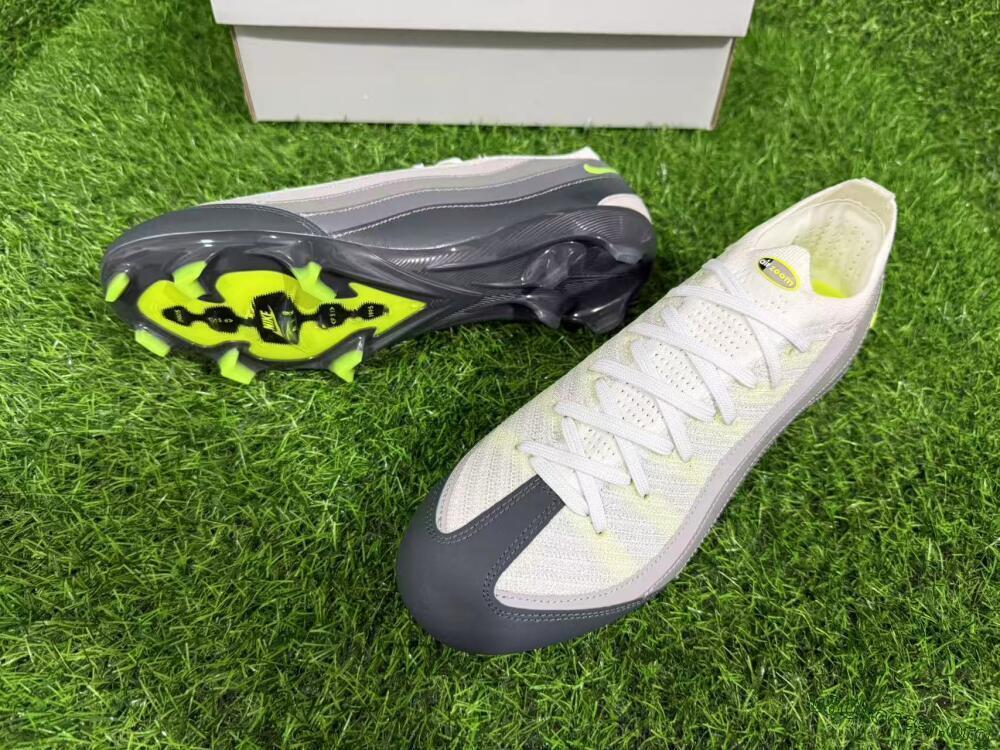 Nike Air Zoom Mercurial Vapor 16 Elite FG Football Boots - White/Grey/Black