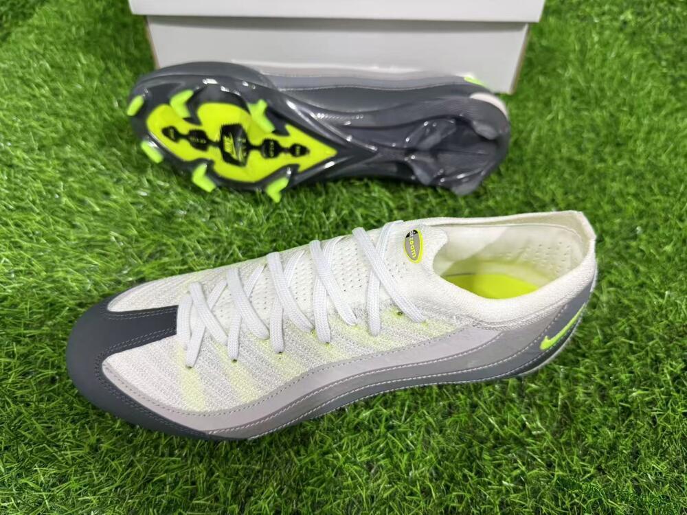 Nike Air Zoom Mercurial Vapor 16 Elite FG Football Boots - White/Grey/Black