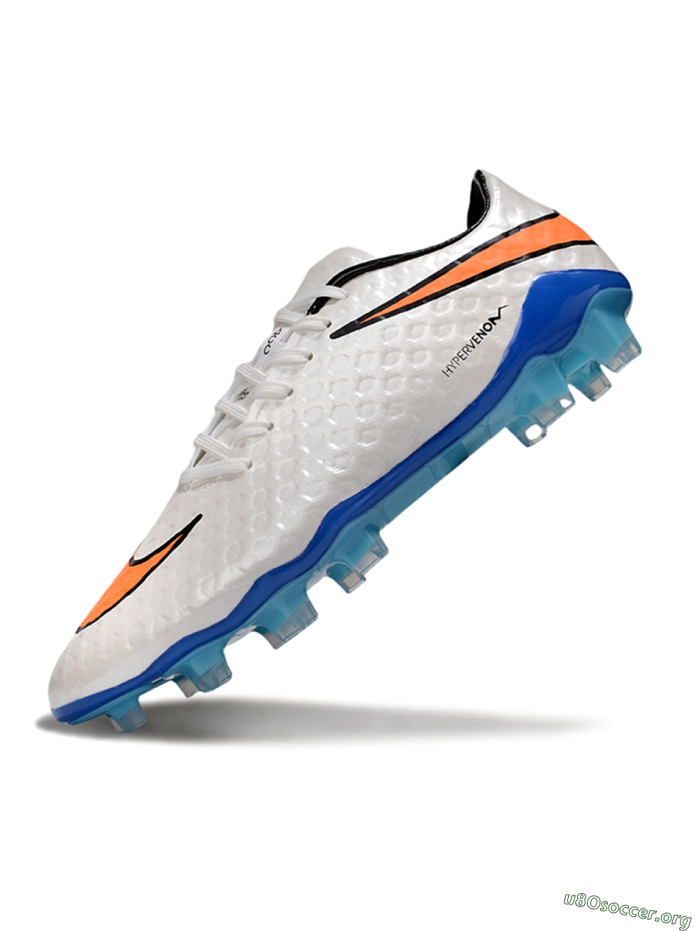 Nike Hypervenom Phantom FG Football Boots - White/Orange/Black 5