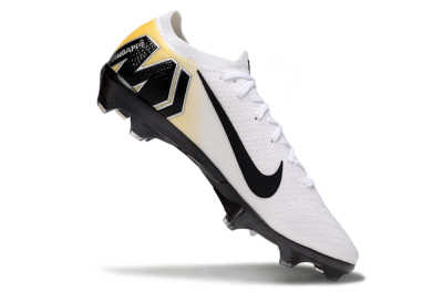 KM x Nike Air Zoom Mercurial Vapor 16 Elite FG Football Boots - White/Black/Yellow