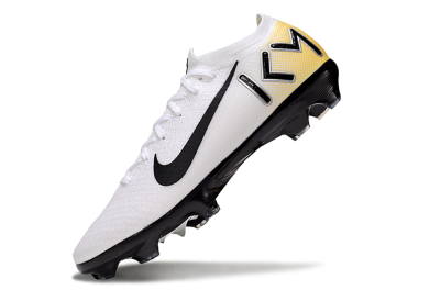KM x Nike Air Zoom Mercurial Vapor 16 Elite FG Football Boots - White/Black/Yellow