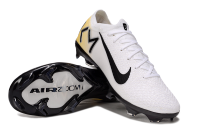 KM x Nike Air Zoom Mercurial Vapor 16 Elite FG Football Boots - White/Black/Yellow
