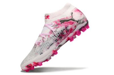 Puma Future 8 Ultimate MG Football Boots - White/Black/Red