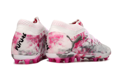 Puma Future 8 Ultimate MG Football Boots - White/Black/Red