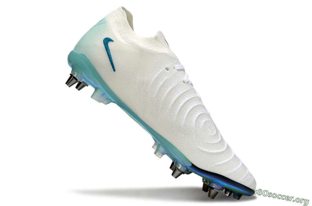 Nike Phantom GX 2 Elite SG Football Boots - White/Blue/Gold 4