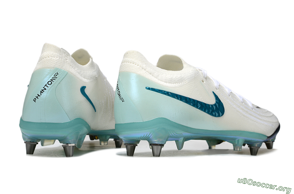Nike Phantom GX 2 Elite SG Football Boots - White/Blue/Gold 6