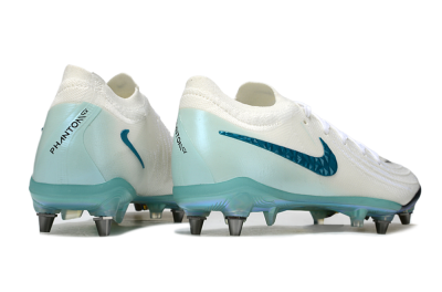 Nike Phantom GX 2 Elite SG Football Boots - White/Blue/Gold