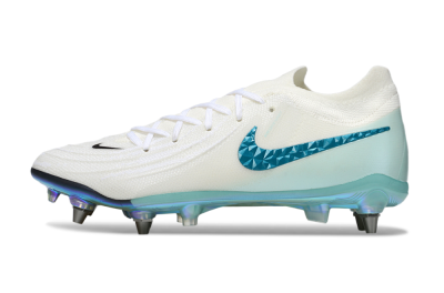 Nike Phantom GX 2 Elite SG Football Boots - White/Blue/Gold