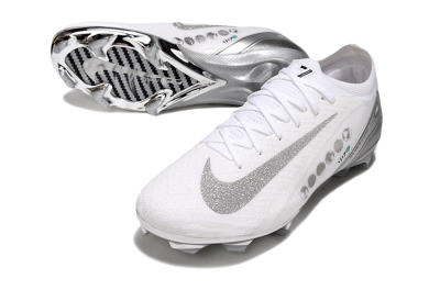 Nike Air Zoom Mercurial Vapor 16 Elite FG Football Boots - White/Silver/Black