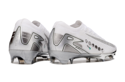 Nike Air Zoom Mercurial Vapor 16 Elite FG Football Boots - White/Silver/Black