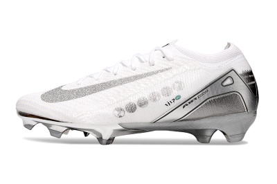 Nike Air Zoom Mercurial Vapor 16 Elite FG Football Boots - White/Silver/Black