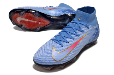Nike Air Zoom Mercurial Superfly 10 Elite FG Football Boots - Blue/Pink/Gold