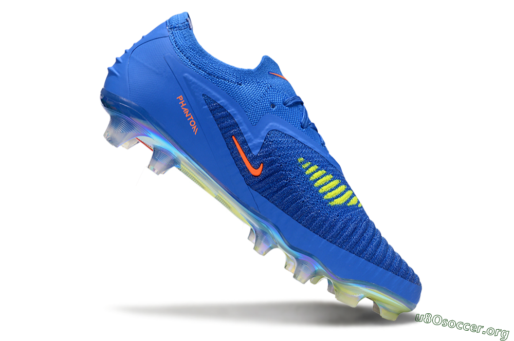 Nike Phantom GX 3 Elite FG Football Boots - Blue/Red/Gold 4
