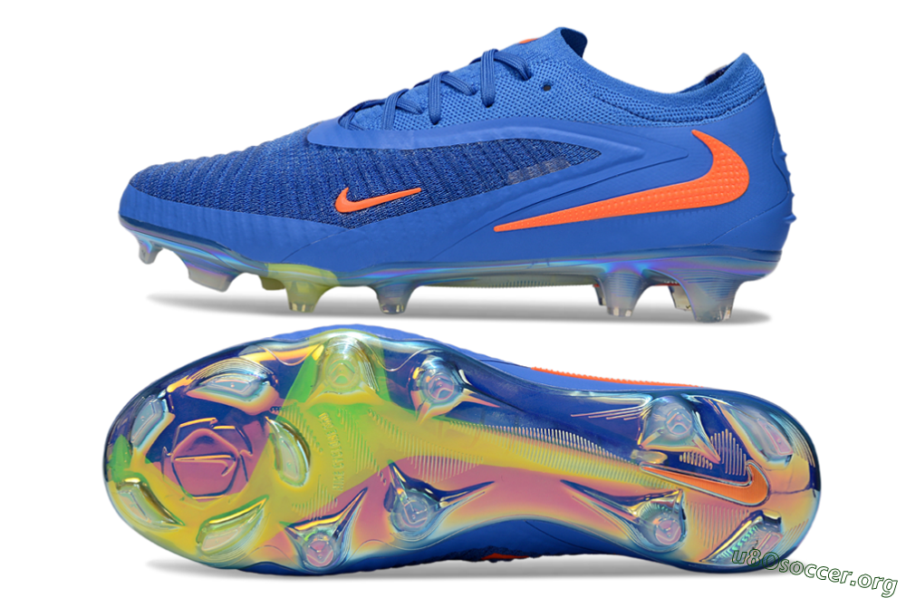 Nike Phantom GX 3 Elite FG Football Boots - Blue/Red/Gold 1