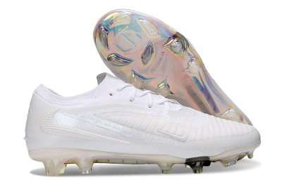 Nike Phantom 6 Low Elite FG Football Boots - Beige/White/Gold