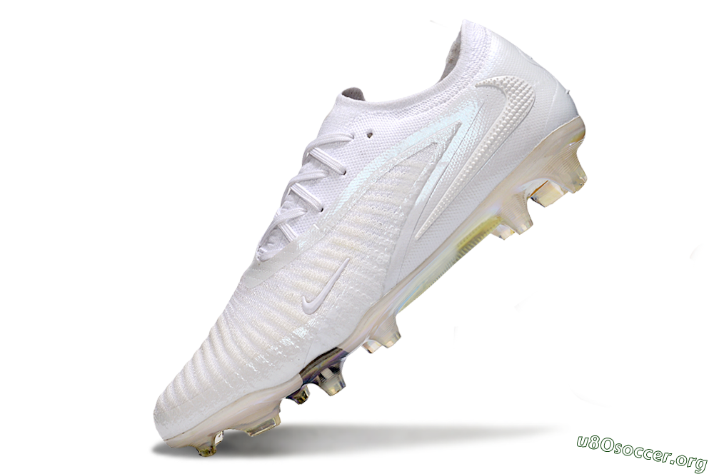 Nike Phantom 6 Low Elite FG Football Boots - Beige/White/Gold 5