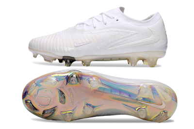 Nike Phantom 6 Low Elite FG Football Boots - Beige/White/Gold