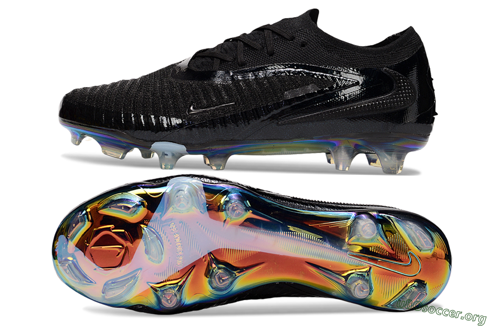 Nike Phantom GX 3 Elite FG Football Boots - Black/Gold 1