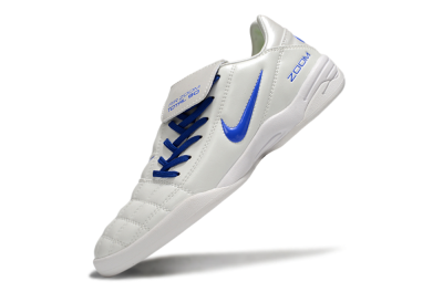 Nike Air Zoom Total 90 III IC Football Shoes - White/Blue