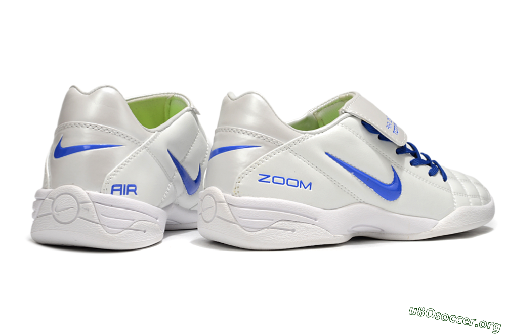 Nike Air Zoom Total 90 III IC Football Shoes - White/Blue 6