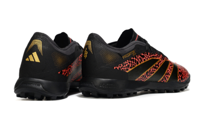 Adidas Predator 25 Elite TF Football Shoes - Black/Red/Yellow