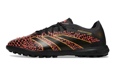 Adidas Predator 25 Elite TF Football Shoes - Black/Red/Yellow