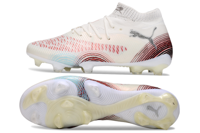 Puma Future 8 Ultimate FG Football Boots - Beige/Red/Black