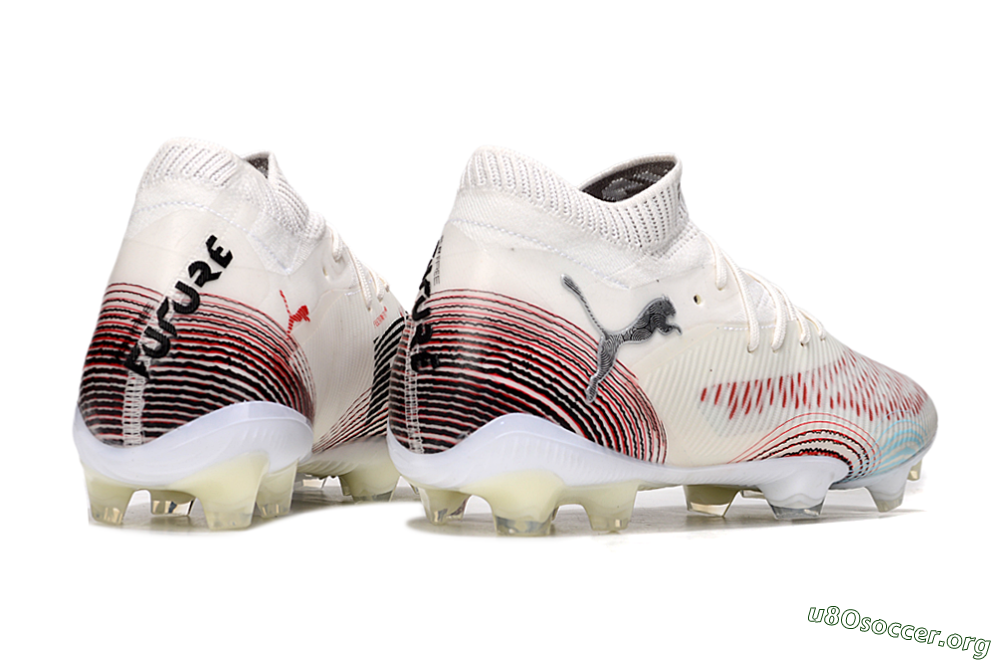 Puma Future 8 Ultimate FG Football Boots - Beige/Red/Black 6