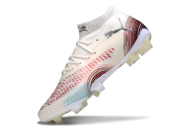 Puma Future 8 Ultimate FG Football Boots - Beige/Red/Black