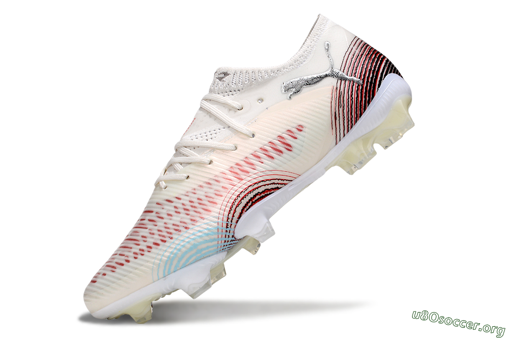 Puma Future 8 Ultimate FG Football Boots - Beige/Red/Black 5