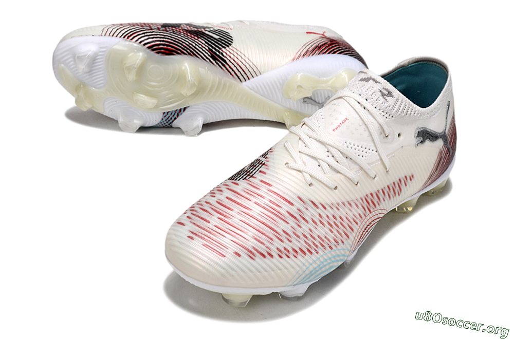 Puma Future 8 Ultimate FG Football Boots - Beige/Red/Black 0