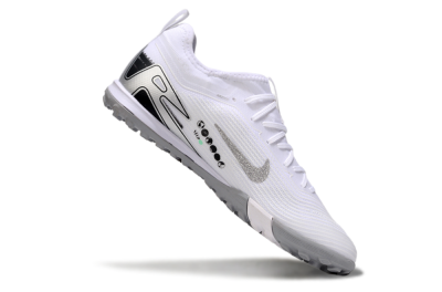 Nike Air Zoom Mercurial Vapor 16 Pro TF Football Shoes - White/Silver/Black