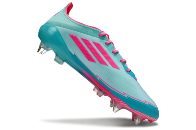 Messi x Adidas F50 Elite SG Football Boots - Jade/Pink