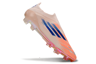 Adidas F50 Elite Laceless FG Football Boots - Pink/Blue/Gold
