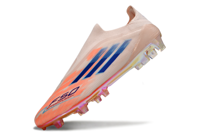 Adidas F50 Elite Laceless FG Football Boots - Pink/Blue/Gold
