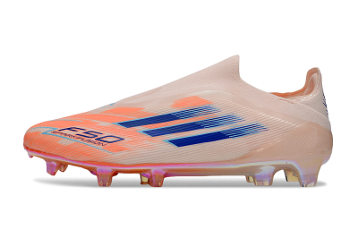 Adidas F50 Elite Laceless FG Football Boots - Pink/Blue/Gold