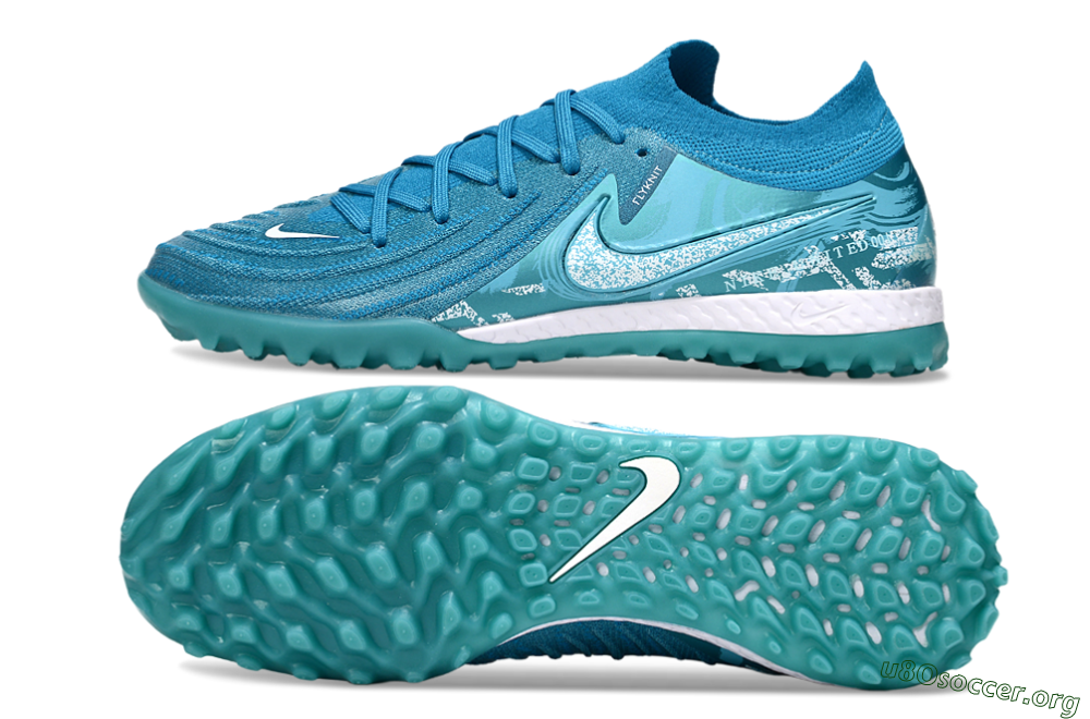 Nike Phantom GX 2 Elite TF Football Shoes - Blue/White 1