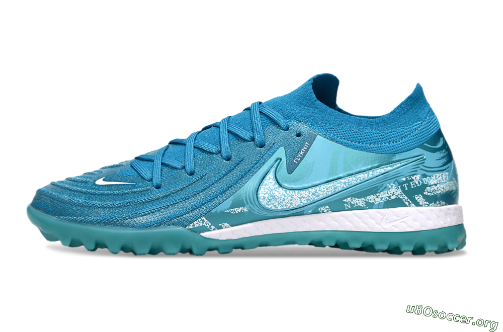 Nike Phantom GX 2 Elite TF Football Shoes - Blue/White 3