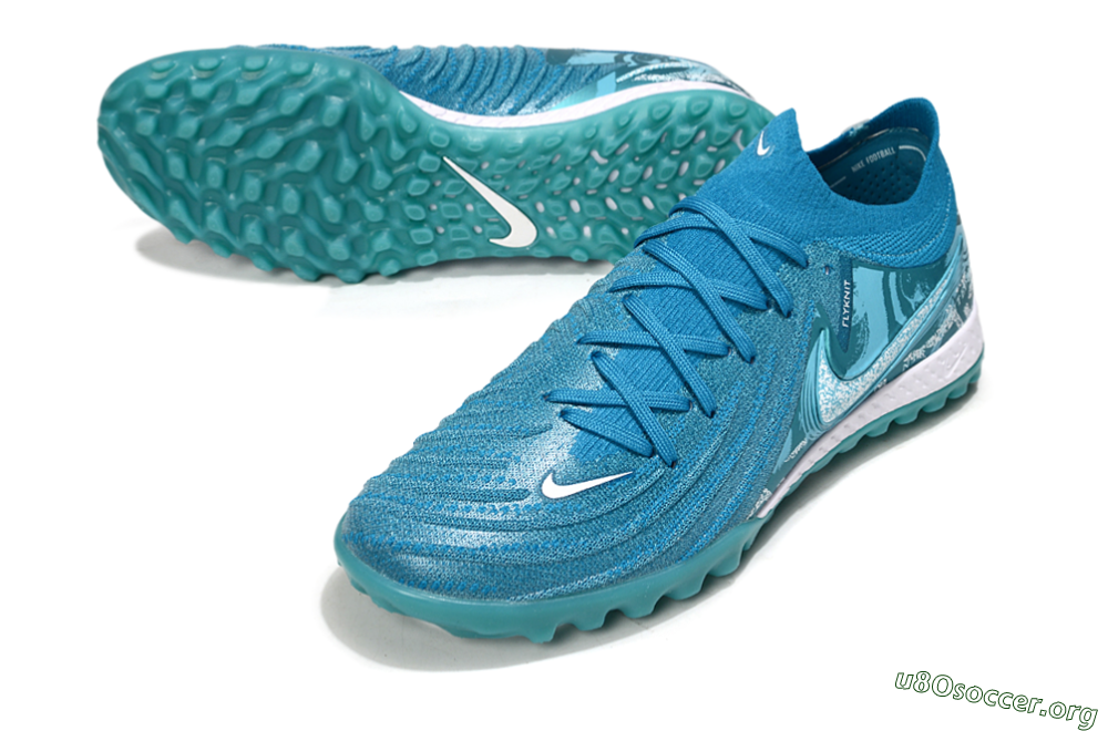 Nike Phantom GX 2 Elite TF Football Shoes - Blue/White 0