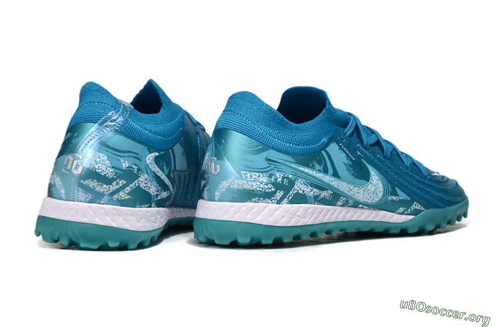 Nike Phantom GX 2 Elite TF Football Shoes - Blue/White 6
