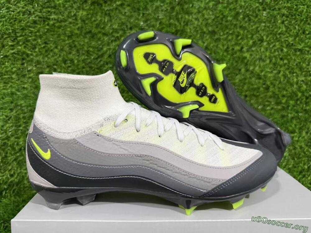 Nike Air Zoom Mercurial Superfly 10 Elite FG Football Boots - White/Grey/Black 12