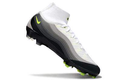 Nike Air Zoom Mercurial Superfly 10 Elite FG Football Boots - White/Grey/Black