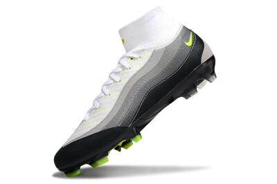 Nike Air Zoom Mercurial Superfly 10 Elite FG Football Boots - White/Grey/Black