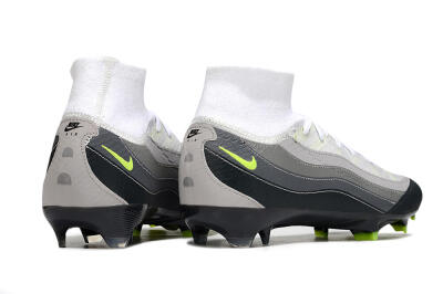 Nike Air Zoom Mercurial Superfly 10 Elite FG Football Boots - White/Grey/Black