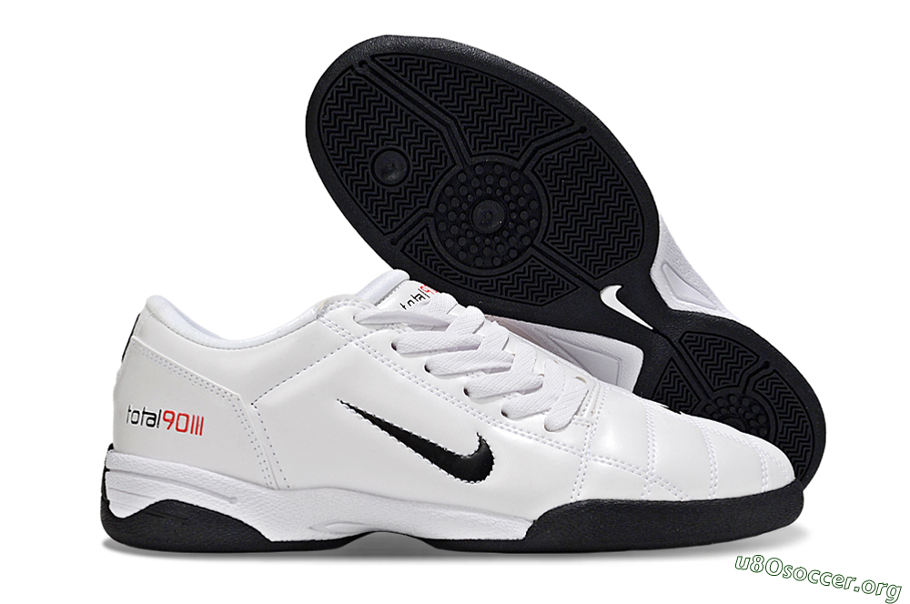 Nike Total 90 III IC Football Shoes - Beige/Black/White 2