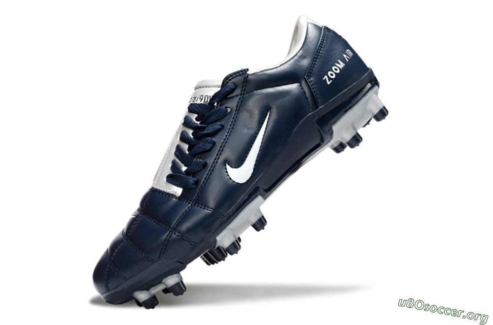Nike Air Zoom Total 90 III FG Football Boots - Blue/Silver/White 6