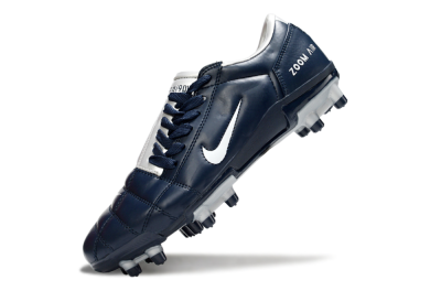 Nike Air Zoom Total 90 III FG Football Boots - Blue/Silver/White