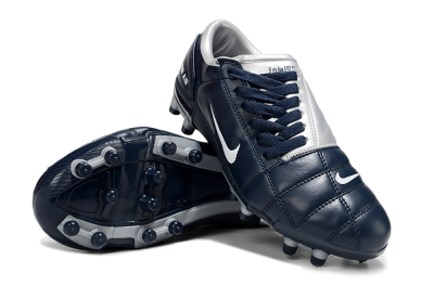 Nike Air Zoom Total 90 III FG Football Boots - Blue/Silver/White