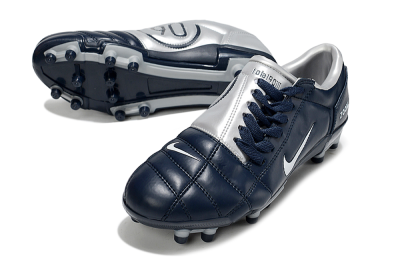 Nike Air Zoom Total 90 III FG Football Boots - Blue/Silver/White